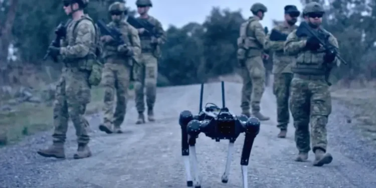 Australian Army Mind-Controlled AI Robodogs
