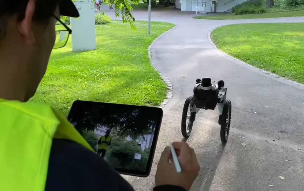 Ascento Two-Wheeled Robot Security Guard