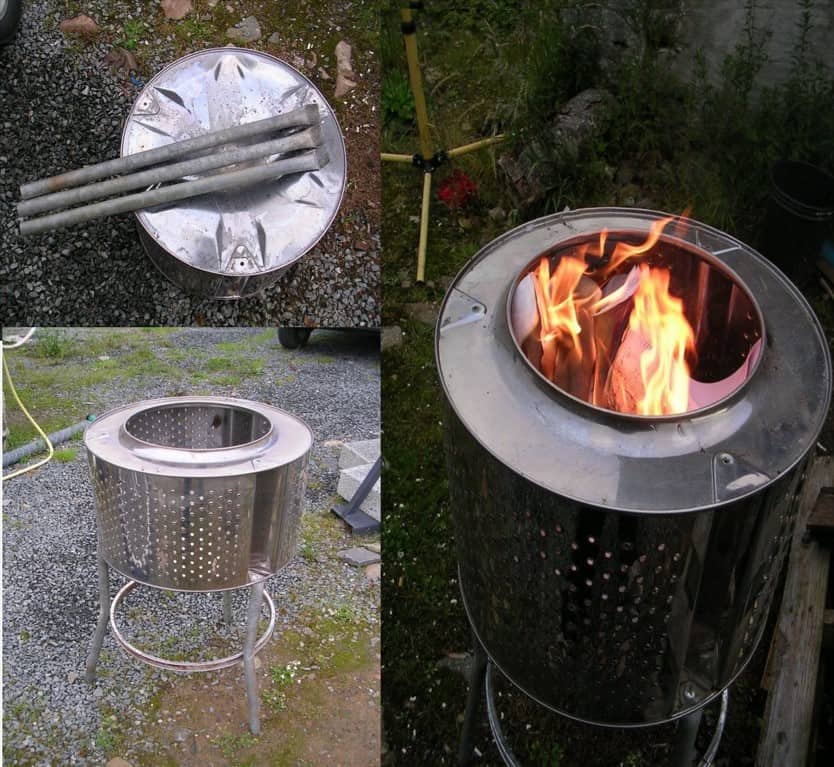 Stainless Steel Garden Incinerator Patio Heater