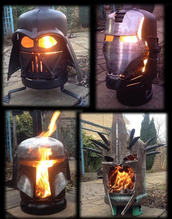 halloween evil villian cooking grill and stove