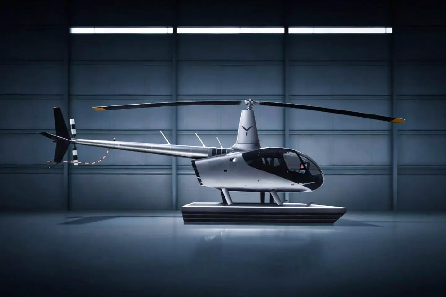 Skyryse One Helicopter with Just One Stick and Two Screens
