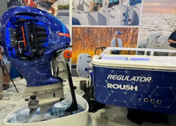 Yamaha's prototype hydrogen outboard and vessel on show at Miami Boat Show 2024