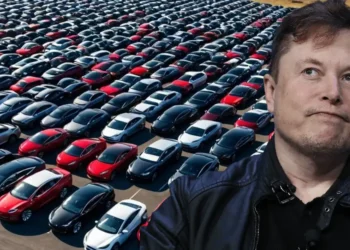 Tesla's Massive Stockpile of Unsold Cars Is Visible from Space